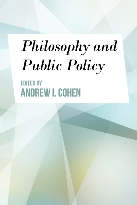 Cover image for book Philosophy and Public Policy