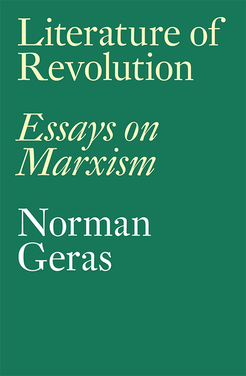 Cover image for book Literature of Revolution