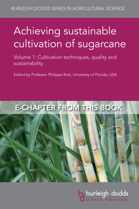 Cover image for book Achieving sustainable cultivation of sugarcane Volume 1