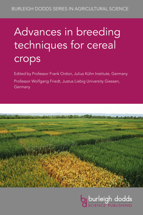 Cover image for book Advances in breeding techniques for cereal crops