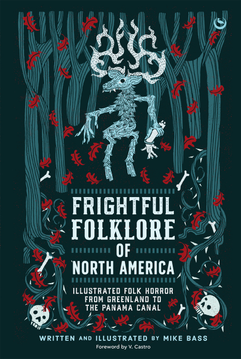Cover image for book Frightful Folklore of North America