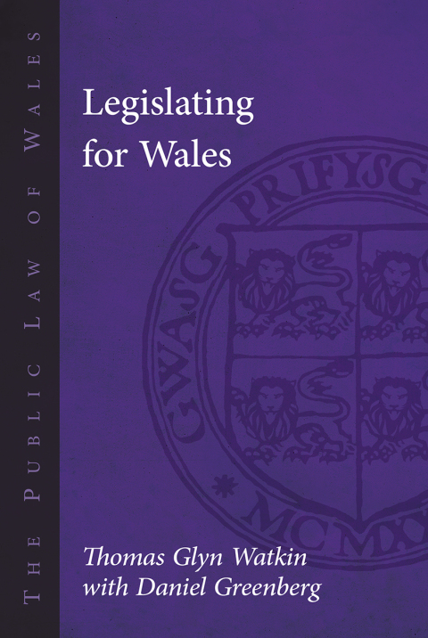Cover image for book Legislating for Wales