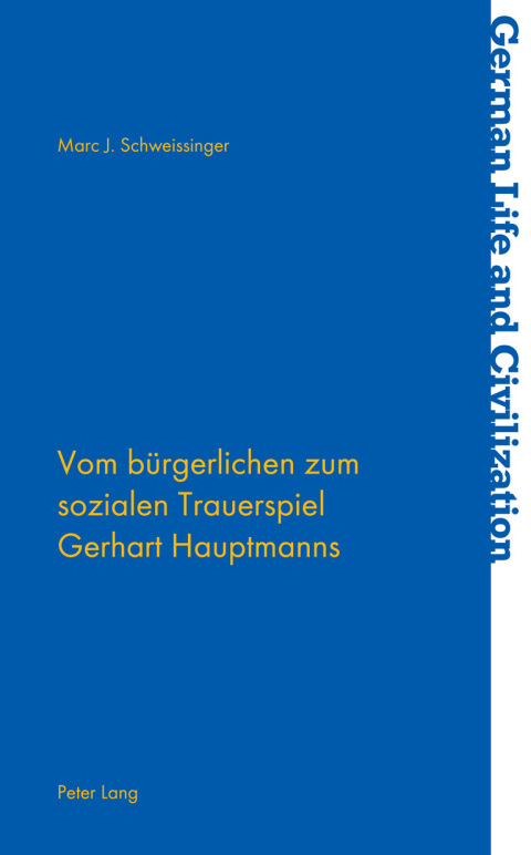 Cover image for book Vom buergerlichen zum sozialen Trauerspiel Gerhart Hauptmanns