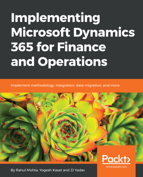 Cover image for book Implementing Microsoft Dynamics 365 for Finance and Operations