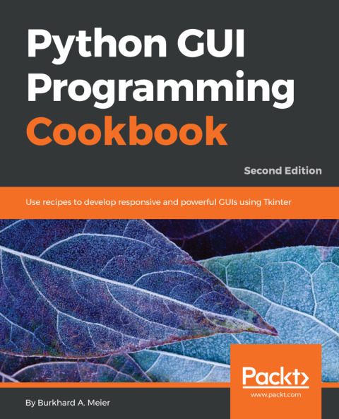 Cover image for book Python GUI Programming Cookbook - Second Edition