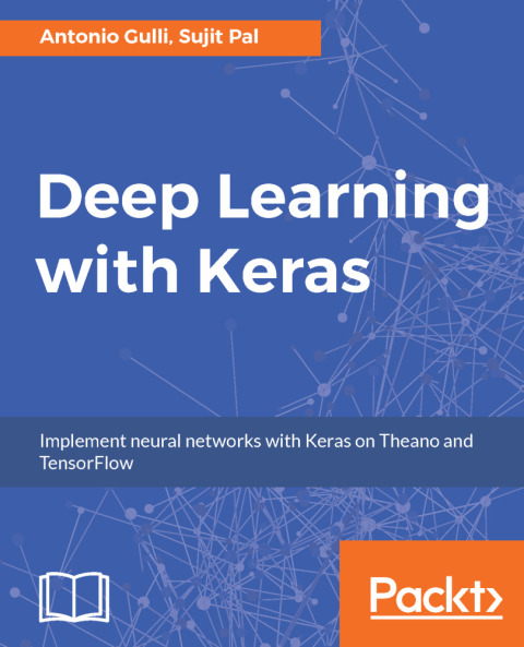 Cover image for book Deep Learning with Keras