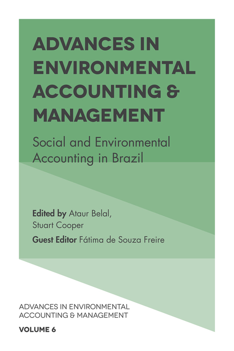 Cover image for book Advances in Environmental Accounting & Management