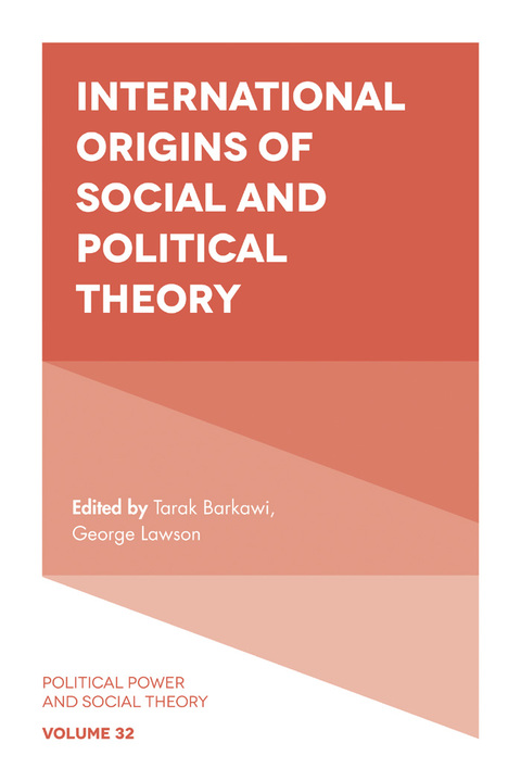 Cover image for book International Origins of Social and Political Theory