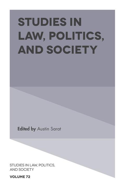 Cover image for book Studies in Law, Politics, and Society