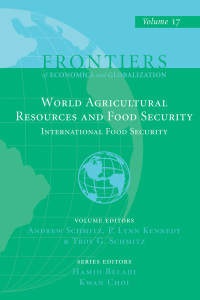 Cover image: World Agricultural Resources and Food Security 9781787145160