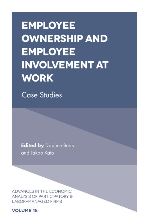 Cover image for book Employee Ownership and Employee Involvement at Work