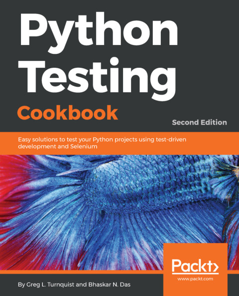 Cover image for book Python Testing Cookbook.