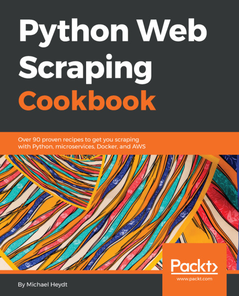Cover image for book Python Web Scraping Cookbook