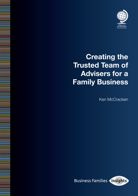Cover image for book Creating the Trusted Team of Advisers for a Family Business