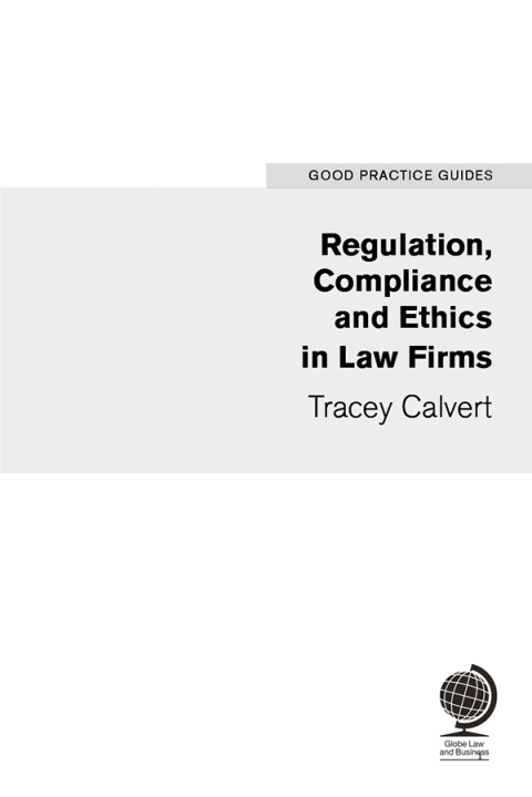 Cover image for book Regulation, Compliance and Ethics in Law Firms