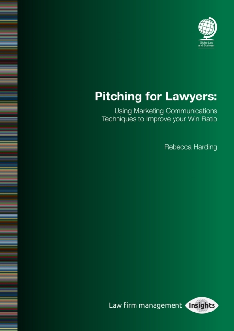 Cover image for book Pitching for Lawyers