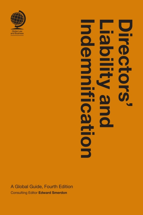 Cover image for book Directors' Liability and Indemnification