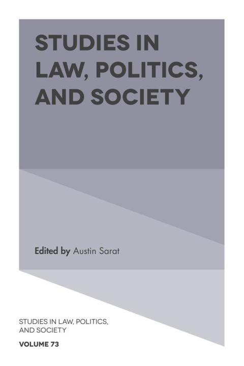 Cover image for book Studies in Law, Politics, and Society