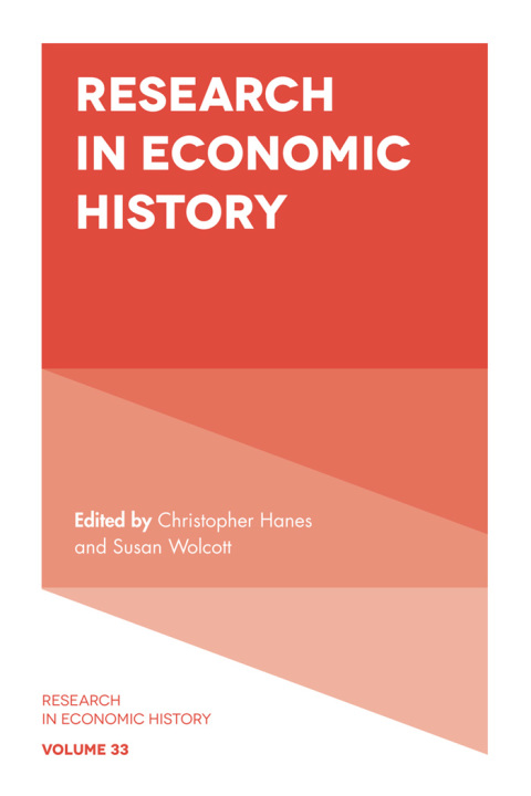 Cover image for book Research in Economic History