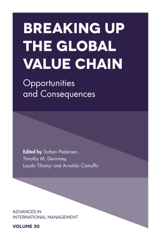 Breaking up the Global Value Chain