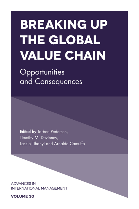 Cover image for book Breaking up the Global Value Chain