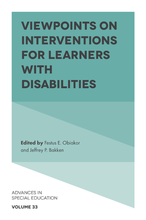 Cover image for book Viewpoints on Interventions for Learners with Disabilities