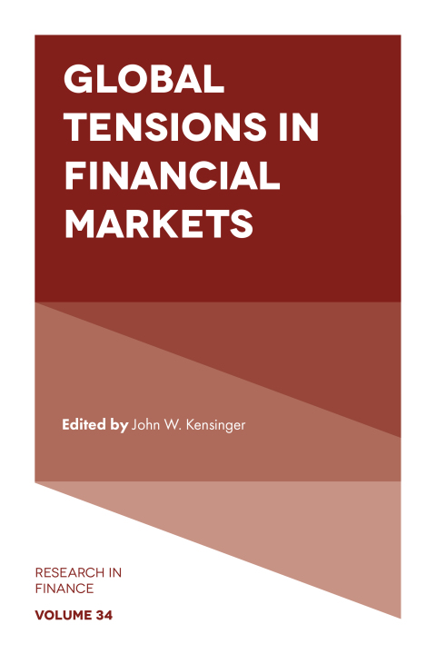 Cover image for book Global Tensions in Financial Markets
