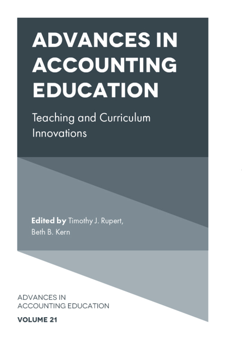 Cover image for book Advances in Accounting Education
