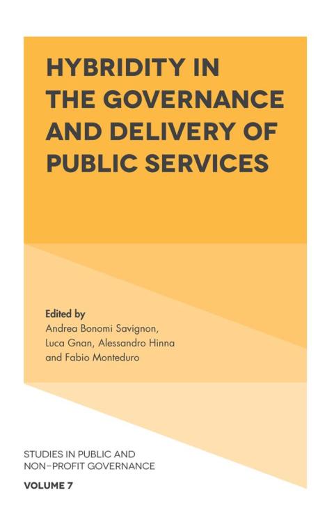 Cover image for book Hybridity in the Governance and Delivery of Public Services