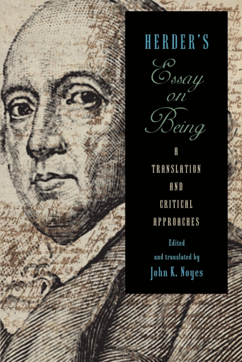Cover image for book Herder's <I>Essay on Being</I>