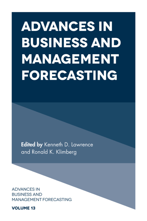 Cover image for book Advances in Business and Management Forecasting