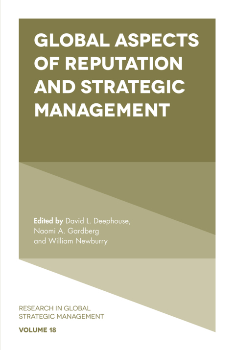 Cover image for book Global Aspects of Reputation and Strategic Management