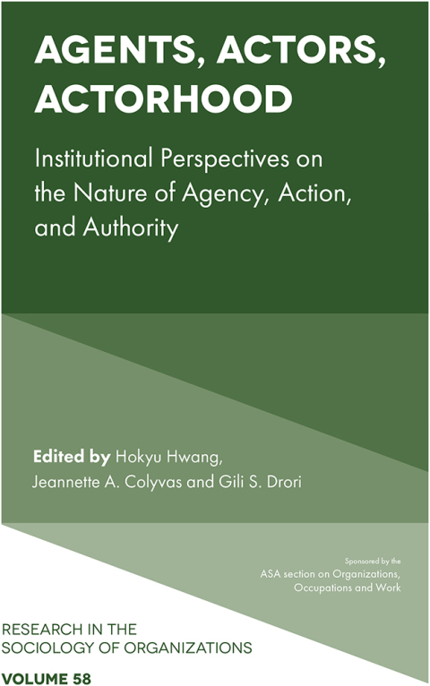 Cover image for book Agents, Actors, Actorhood