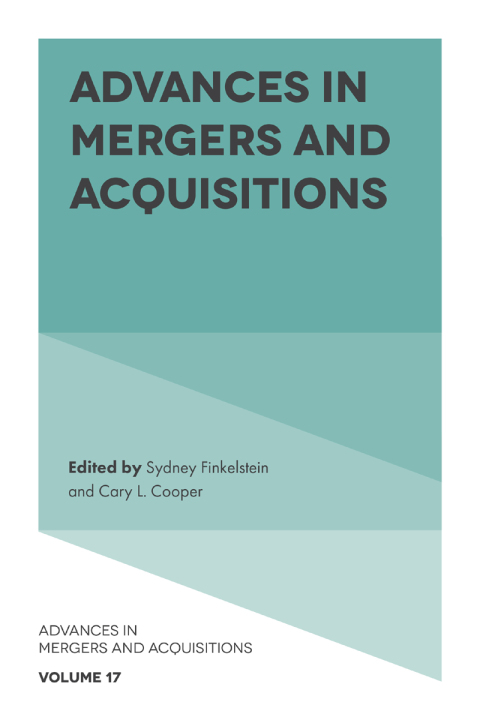 Cover image for book Advances in Mergers and Acquisitions