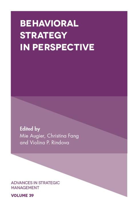 Cover image for book Behavioral Strategy in Perspective