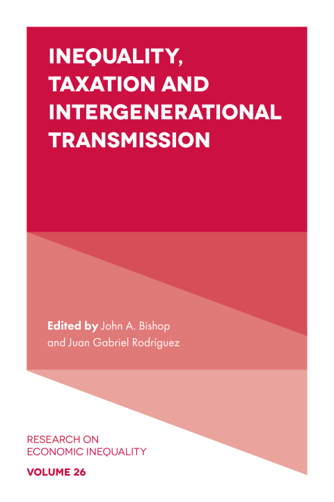 Cover image for book Inequality, Taxation, and Intergenerational Transmission