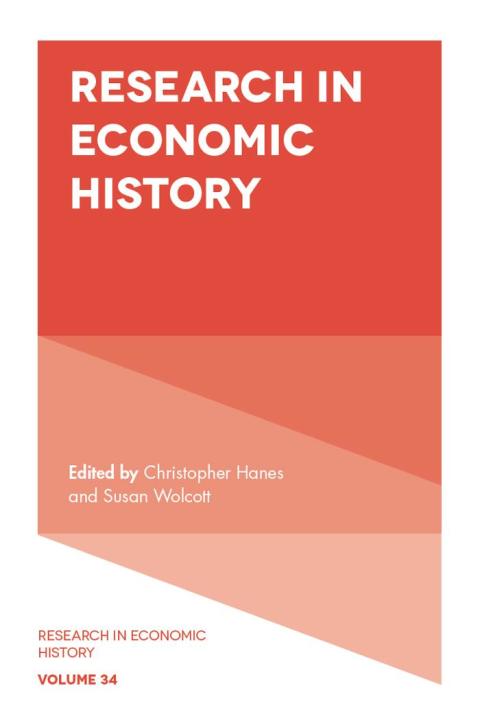 Cover image for book Research in Economic History
