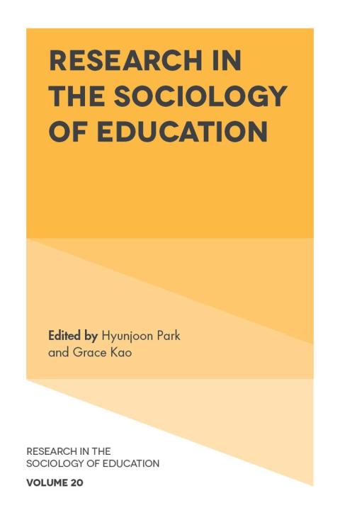 Cover image for book Research in the Sociology of Education