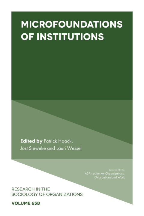 Cover image for book Microfoundations of Institutions