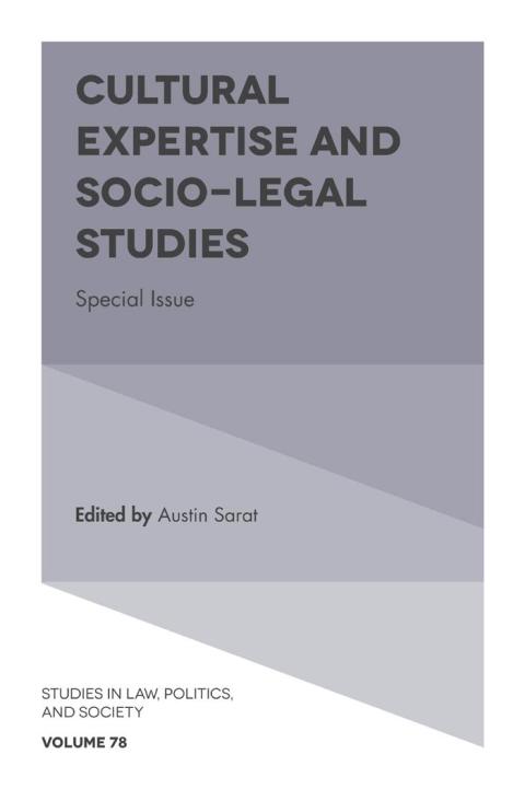 Cover image for book Cultural Expertise and Socio-Legal Studies