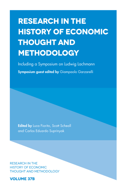 Cover image for book Including a Symposium on Ludwig Lachmann