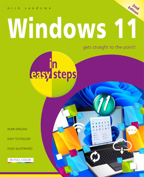 Cover image for book Windows 11 in easy steps, 2nd edition