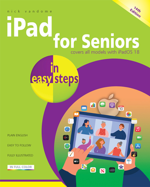 Cover image for book iPad for Seniors in easy steps, 14th edition