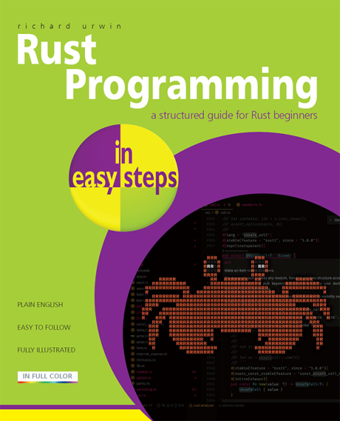 Cover image for book Rust Programming in easy steps