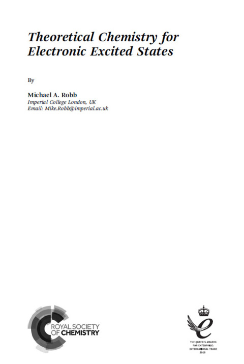 Cover image for book Theoretical Chemistry for Electronic Excited States