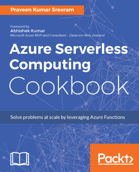 Cover image for book Azure Serverless Computing Cookbook