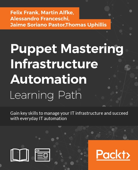 Cover image for book Puppet: Mastering Infrastructure Automation