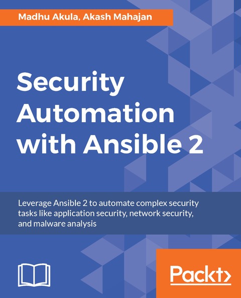 Cover image for book Security Automation with Ansible 2