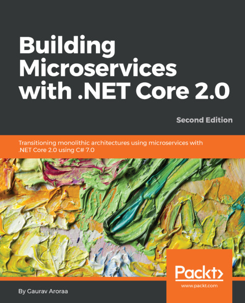 Cover image for book Building Microservices with .NET Core 2.0 - Second Edition