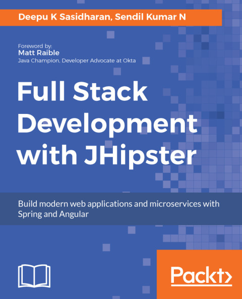 Cover image for book Full Stack Development with JHipster